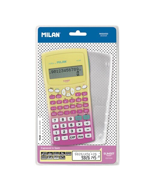 Calculadora Científica m240 Série Sunset - Rosa Rosa-1