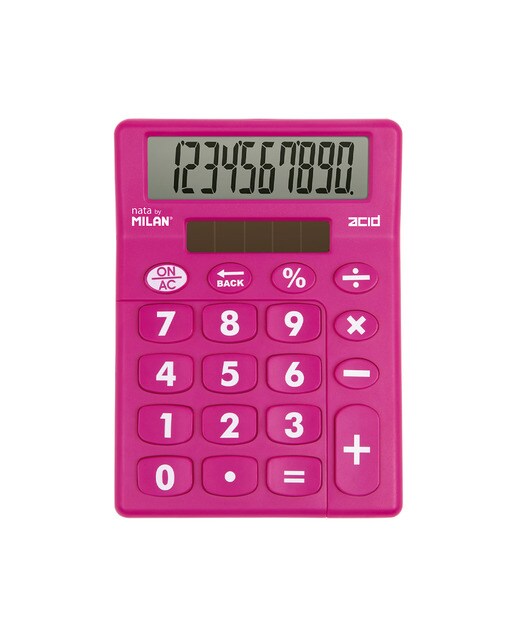 Calculadora de mesa 10 dígitos Acid MILAN cores sortidas Sortido-3