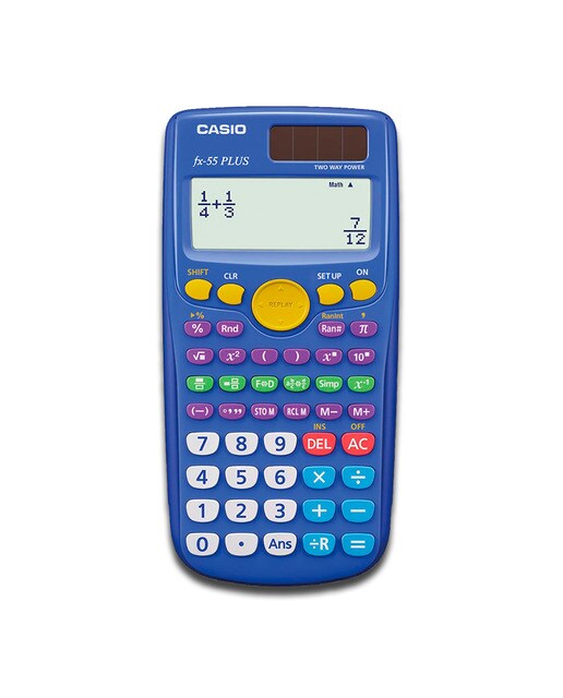 Imagen 0 de Calculadora científica para primaria fx-55PLUS Casio..