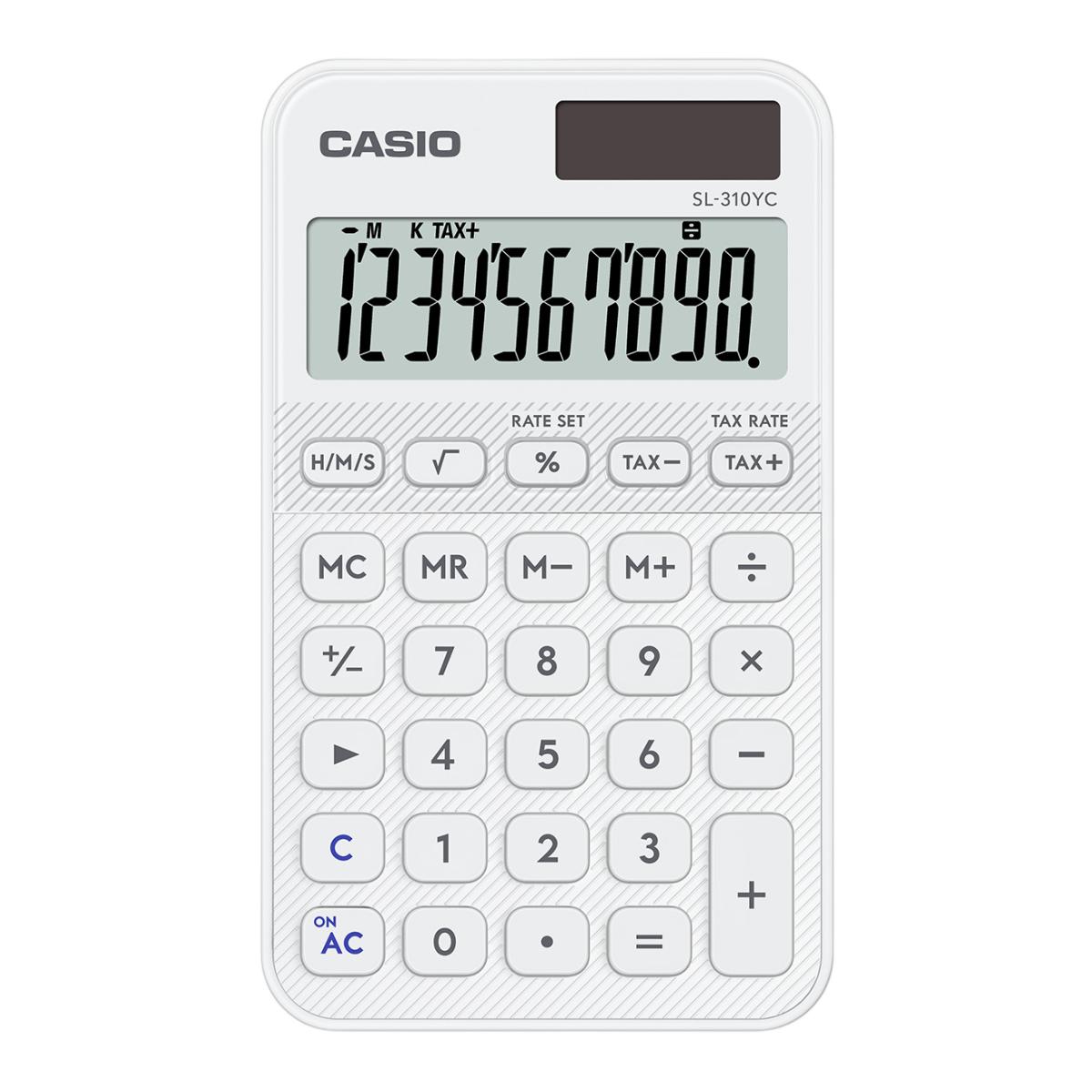 Imagen 0 de Calculadora de bolsillo SL-310YC-WE Casio