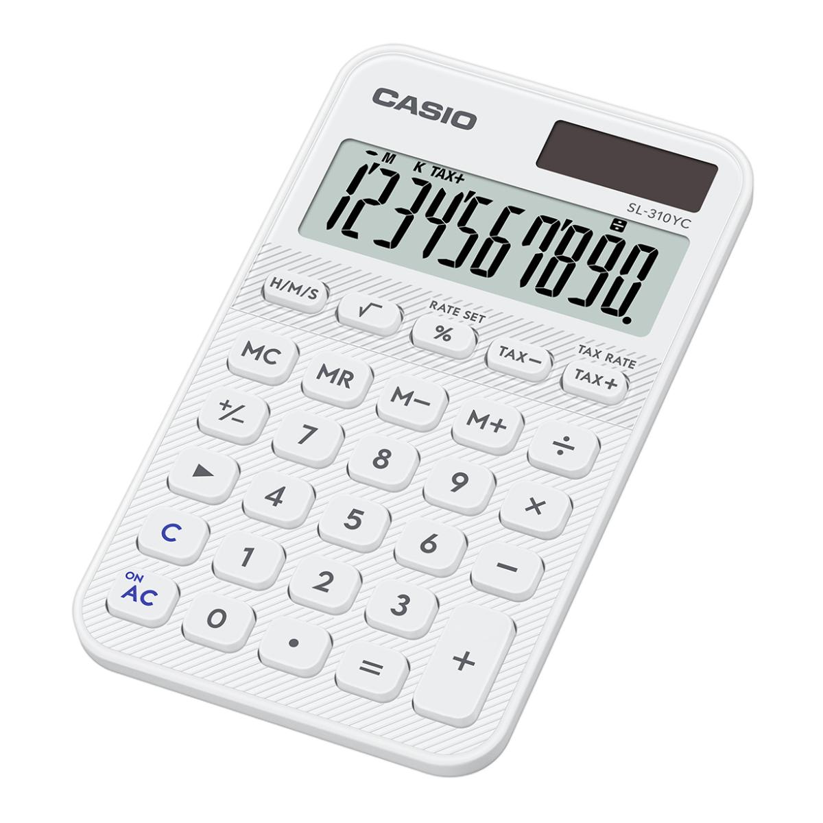 Calculadora de bolsillo SL-310YC-WE Casio 2