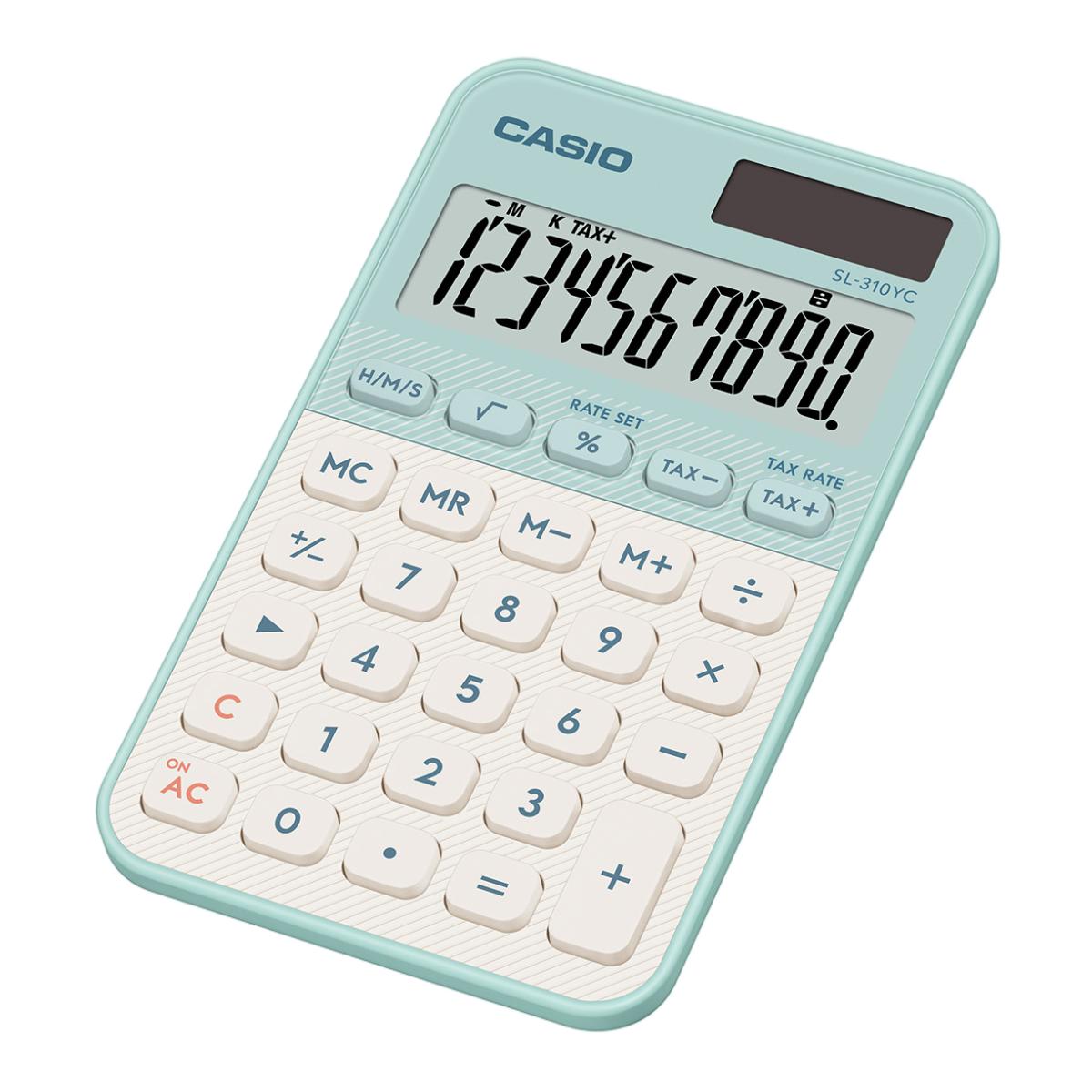 Calculadora de bolsillo SL-310YC-LG Casio 2