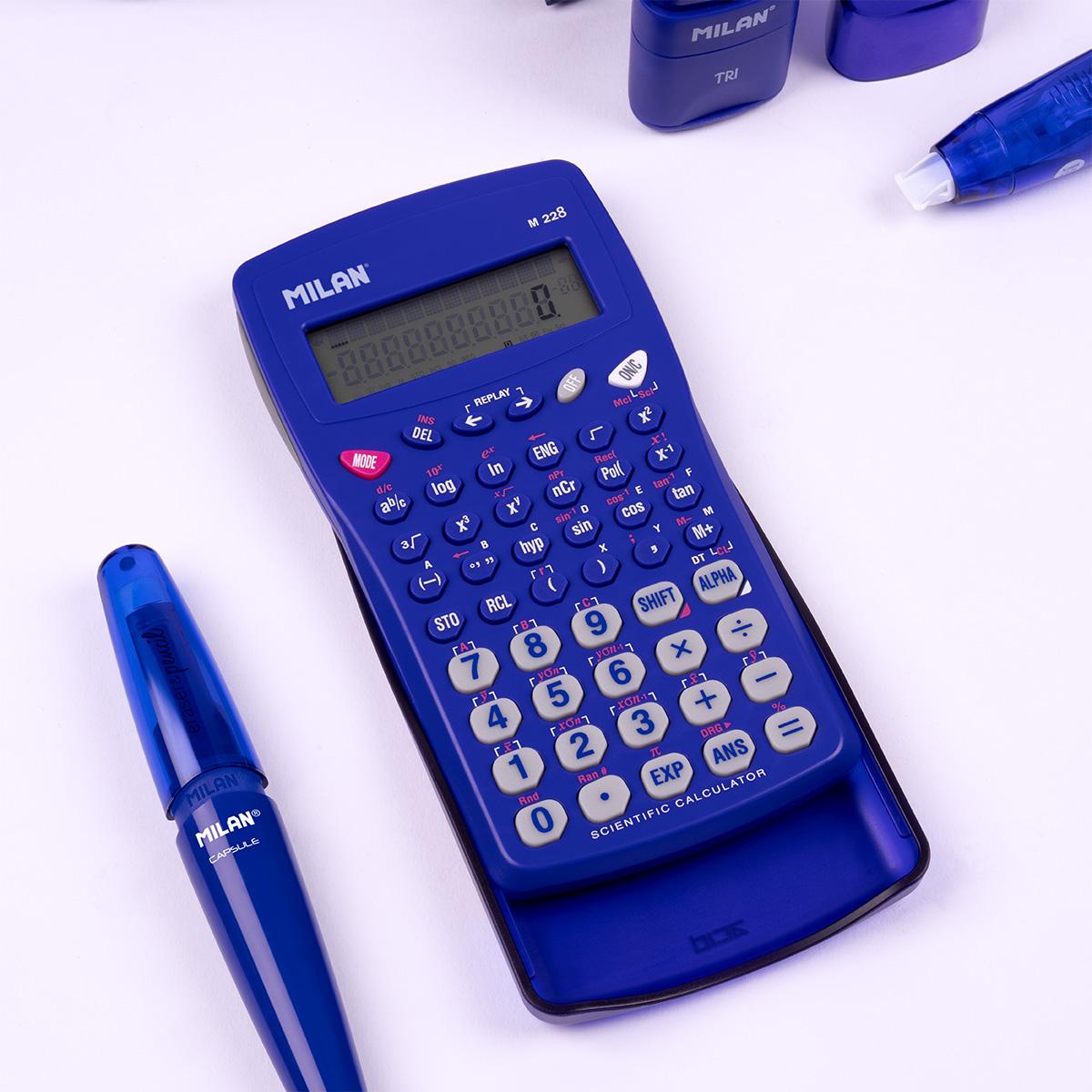 Calculadora Científica M228 Serie Acid - Azul Azul-2