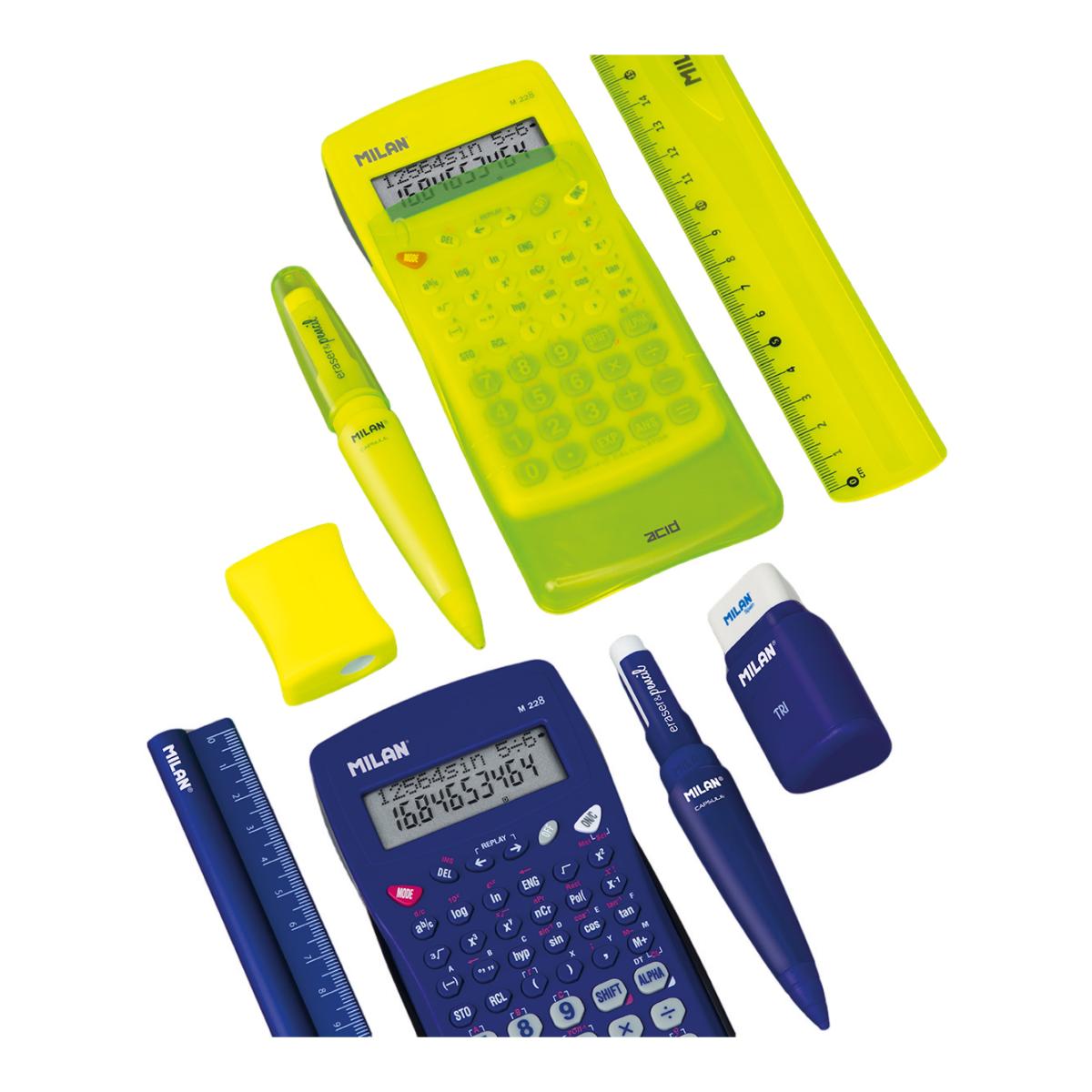 Calculadora Científica M228 Serie Acid - Azul Azul-6