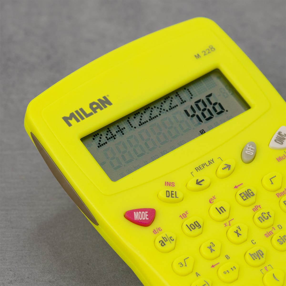 Calculadora Científica M228 Serie Acid - Amarelo Amarelo-2