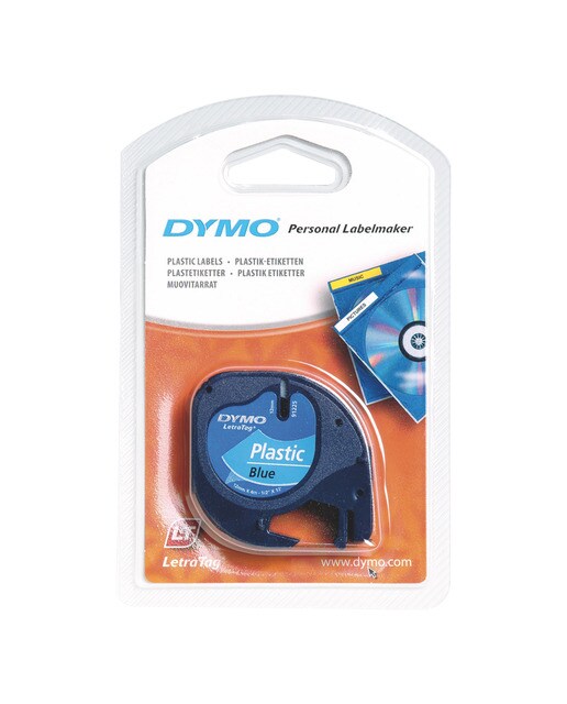 Fita Letra Tag de plástico azul de 12 mm x 4 m Dymo 1