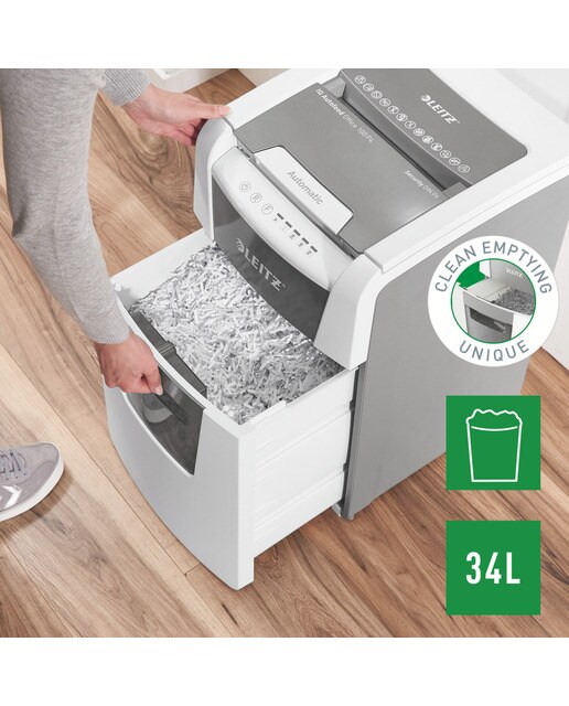 Destruidora de Papel IQ Auto+ para Escritório Pequeno 100 P4, Alimentação Automática - Branco 6