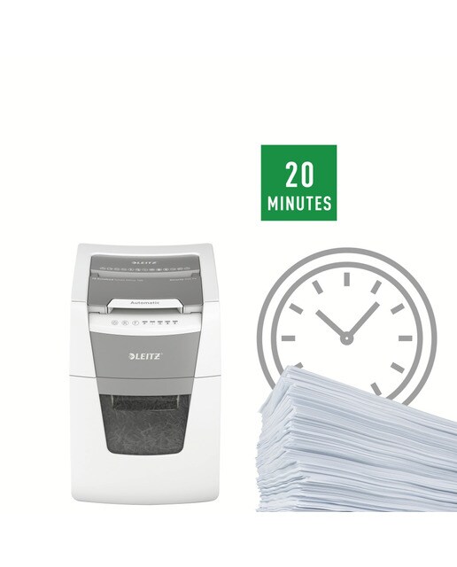 Destruidora de Papel IQ Auto+ para Escritório Pequeno 100 P4, Alimentação Automática - Branco 7
