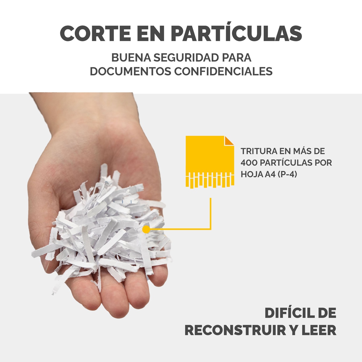 Destructora Trituradora LX 25 Fellowes blanca Blanco-4