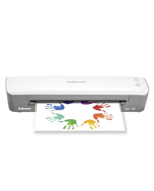 Plastificadora ION A4 Fellowes Blanca