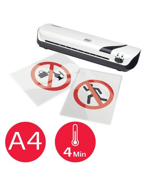 Plastificadora de artesanato GBC INSPIRE+ DIN A4, branca Branco-4