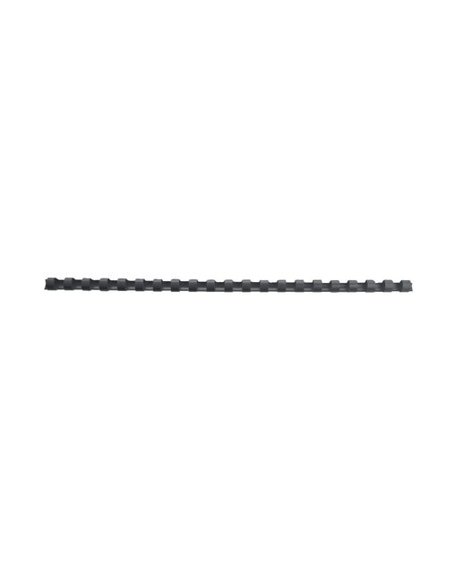 Canutillo plástico DIN A4 GBC 6 mm (Caja 100), negro Negro-2