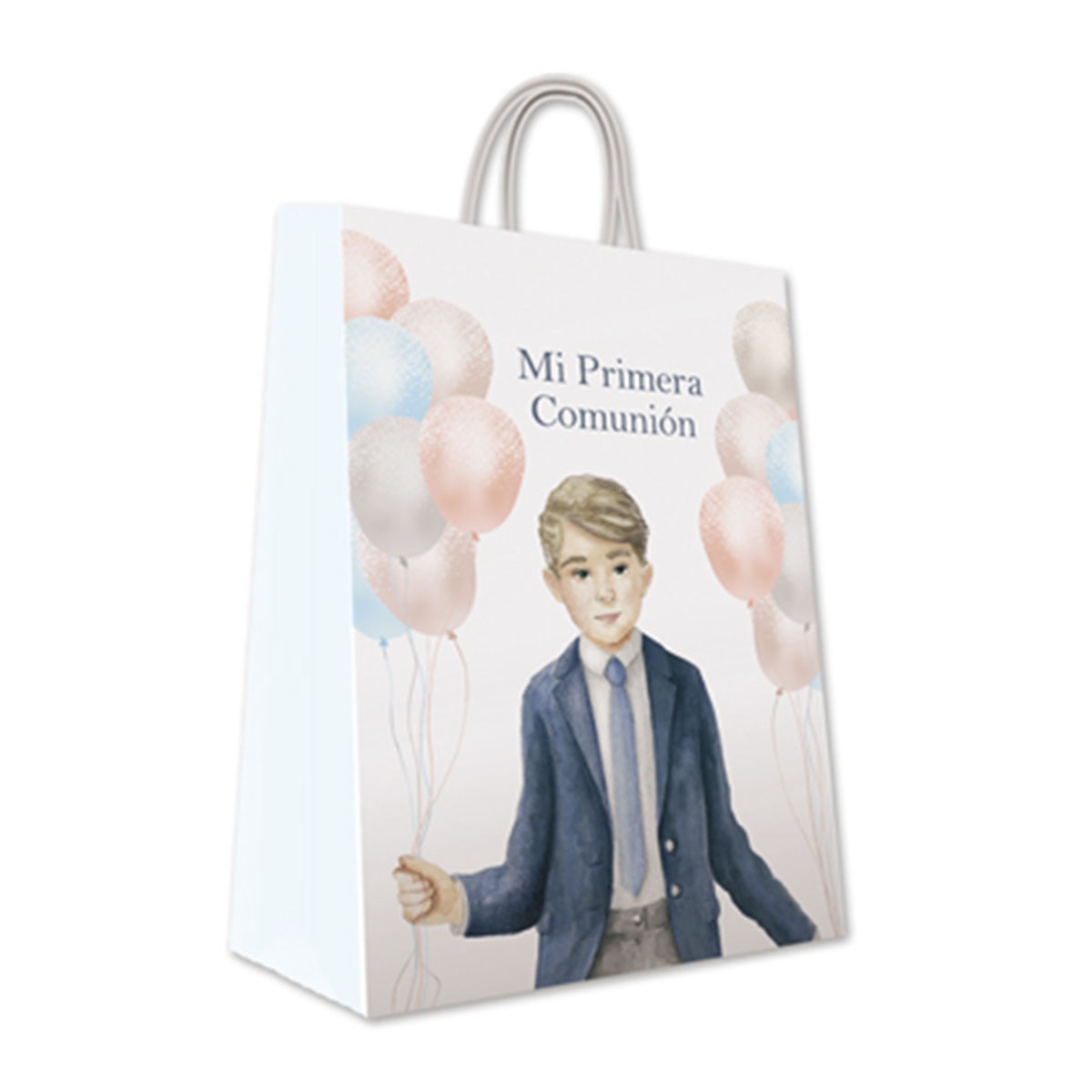 Imagen 0 de Bolsa mediana comunión niño globos Arguval.