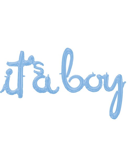 Pack de Globo Aire Its A Boy Azul 68X50Cm Liragram 1