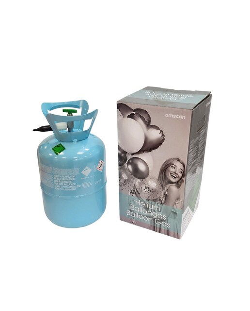 Imagen 0 de Pack de botella helio desechable 0,20 m3 para inflar globos Liragram verde