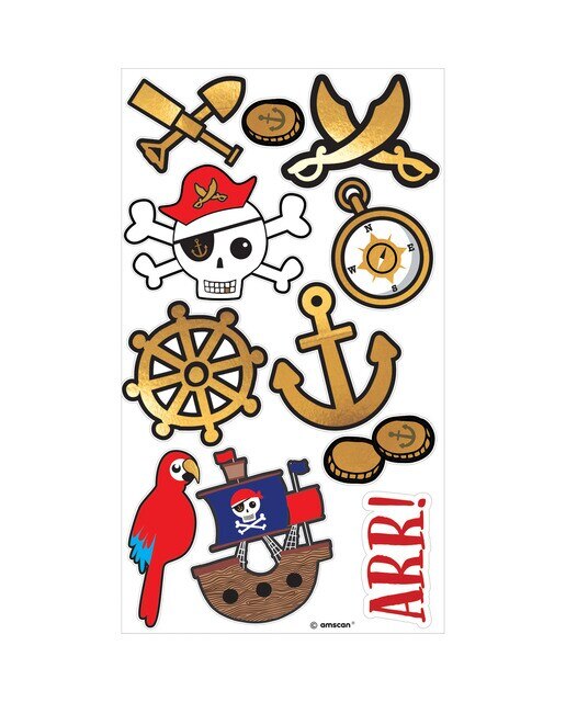 Pack de Tatuajes Piratas Mapa Liragram 1