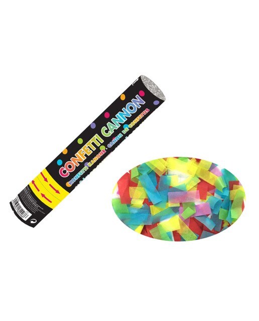 Lanzador de Confetti Papel multicolor 24 cm Liragram