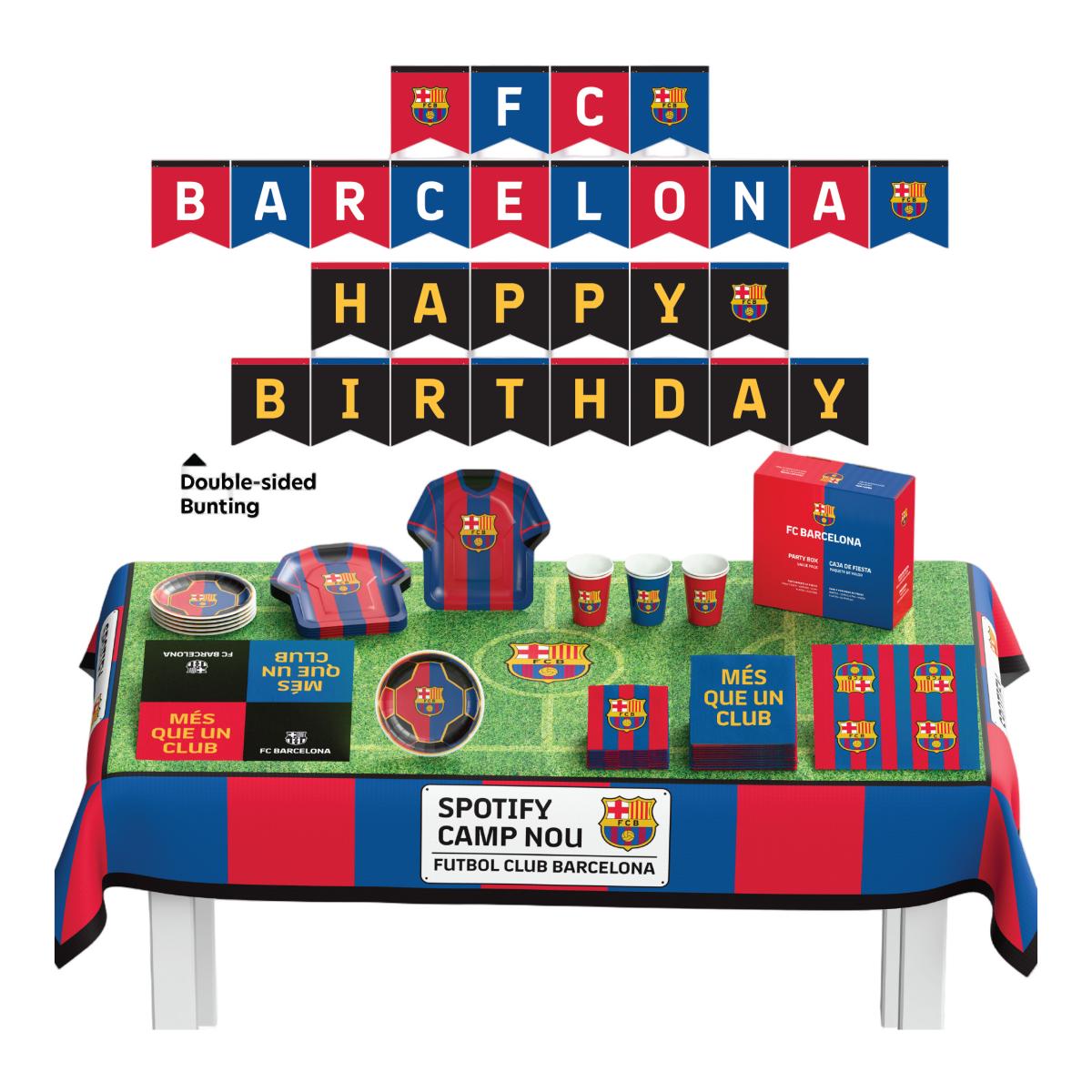 Imagen 0 de Caja fiesta 44 piezas FC Barcelona Liragram