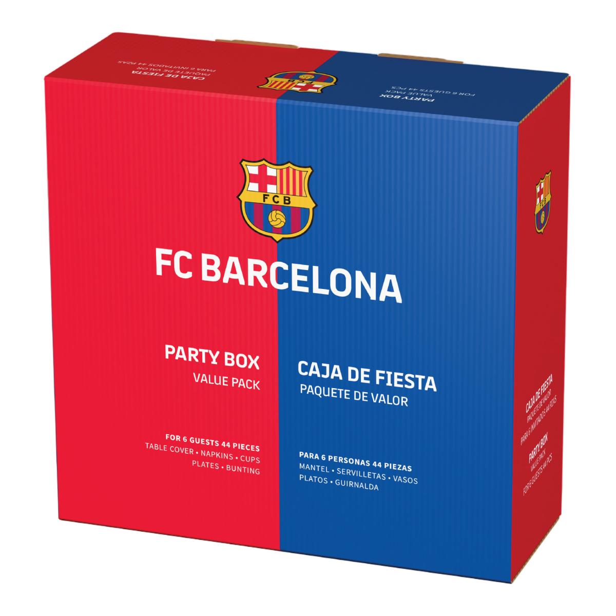Caja fiesta 44 piezas FC Barcelona Liragram Azul / Granate-2