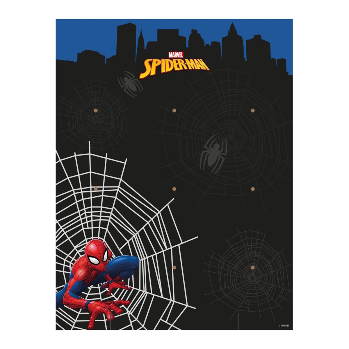 Imagen 0 de Soporte donuts fsc 42x32cm Spiderman Liragram negro