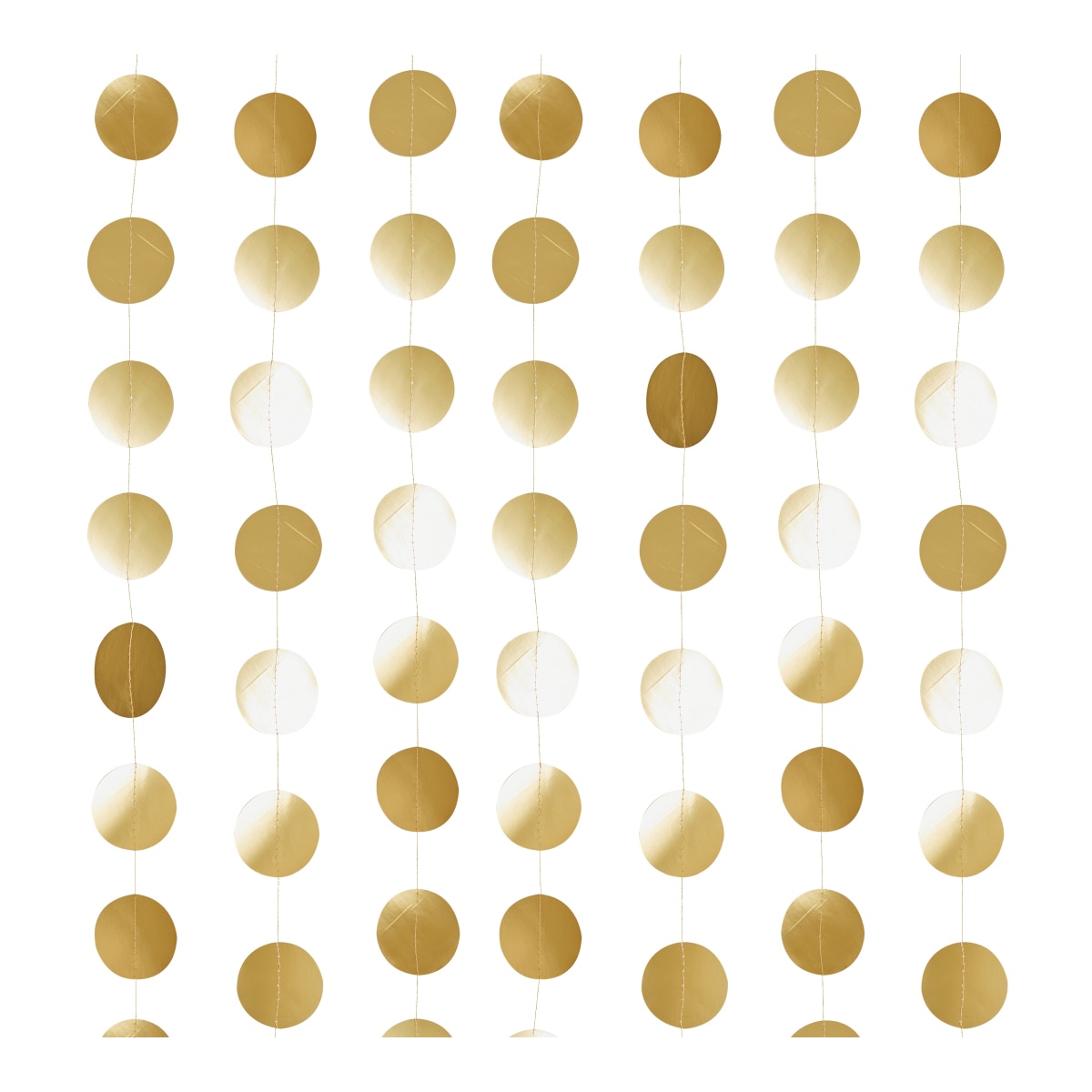 Imagen 0 de Decoración tiras 7x7cm 20mt Liragram oro