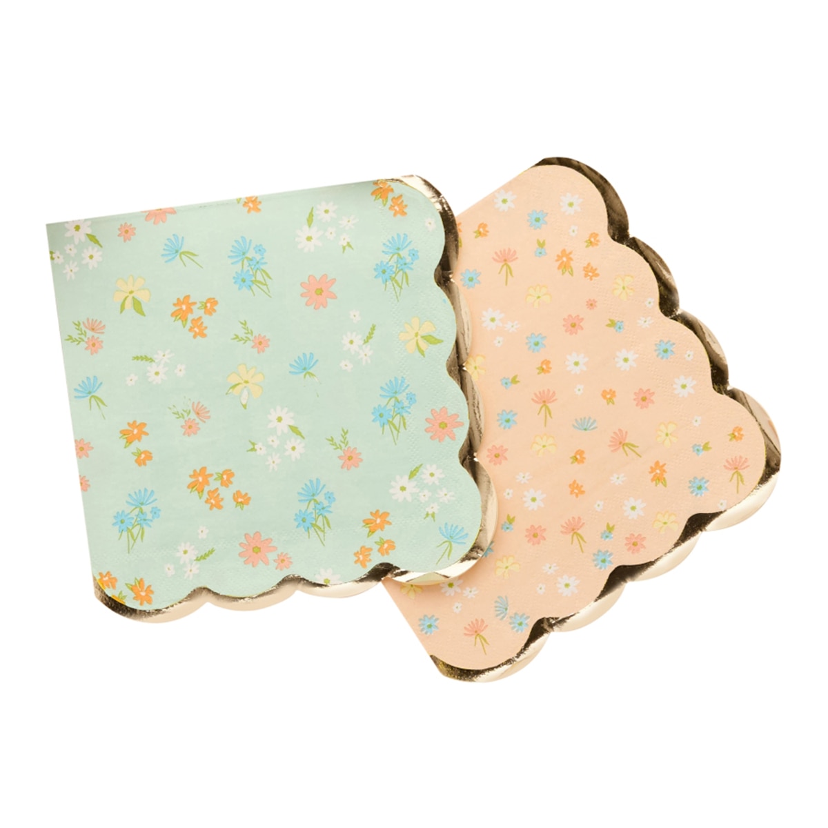 Imagen 0 de Pack 16 servilletas papel florales 16x16,5cm Liragram multicolor