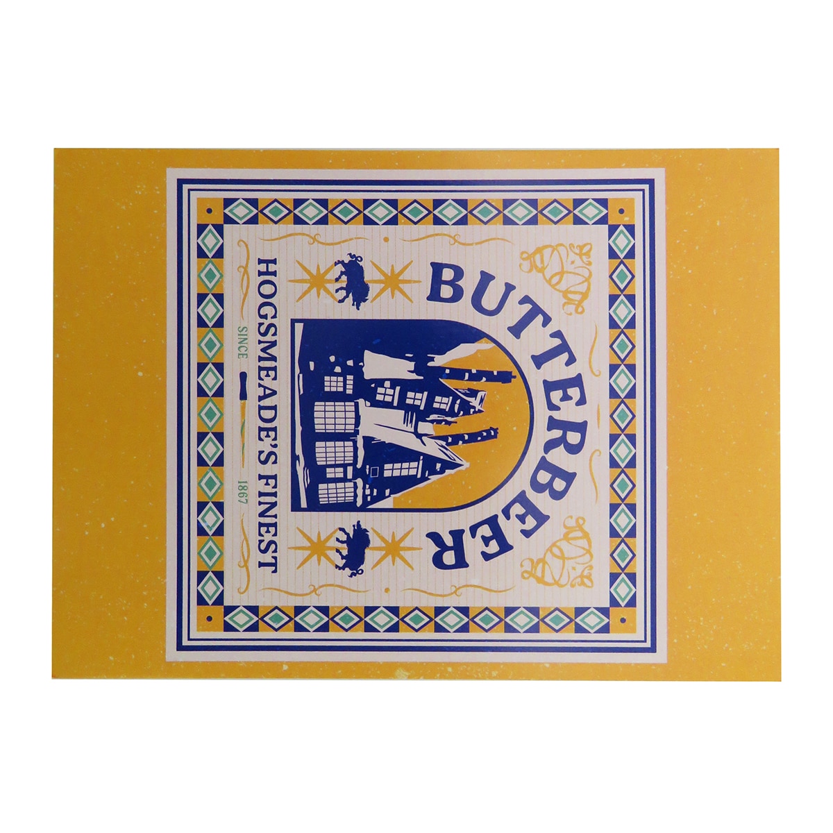 Imagen 0 de Postal Butterbeer Hogsmeade Harry Potter CyP Brands amarillo multicolor