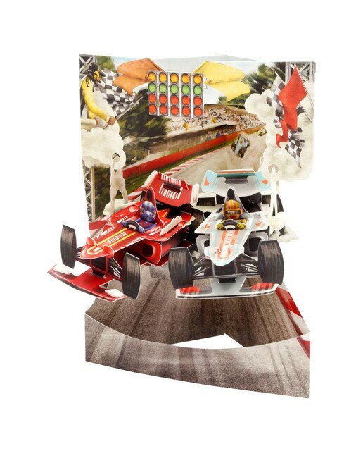 Cartão Swing Cards Carros - Vermelho Vermelho / Cinzento-1
