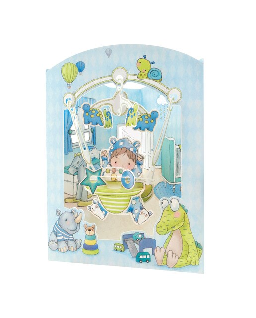 Cartão Swing Cards Baby Boy - Azul Azul / Verde-1