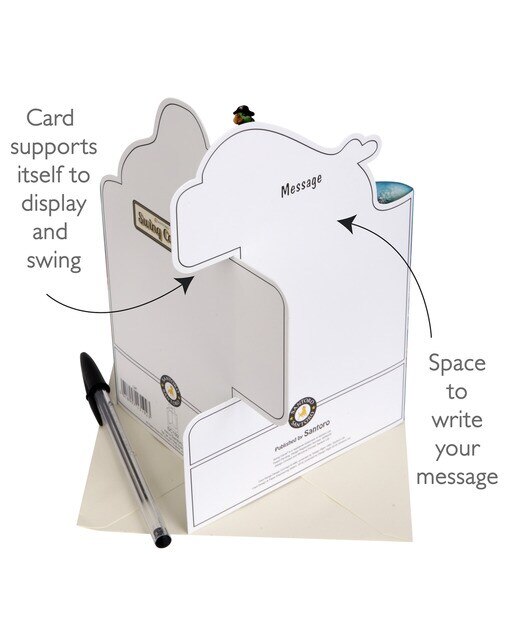 Cartão Swing Cards Barco Pirata - Azul Azul / Castanho-3