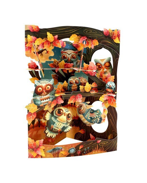 Cartão Swing Cards Mochos - Laranja Laranja/Castanho-1