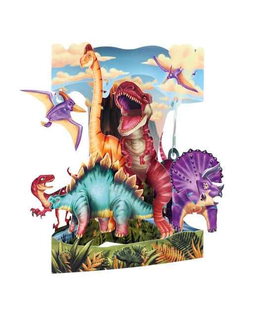 Cartão Swing Cards Dinossauros - Laranja Laranja / Azul-1