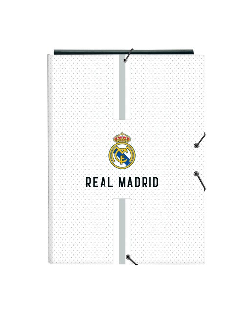 Carpeta folio Real Madrid C.F. 1ª equipacion 24/25 blanca y gris Blanco / Gris-1