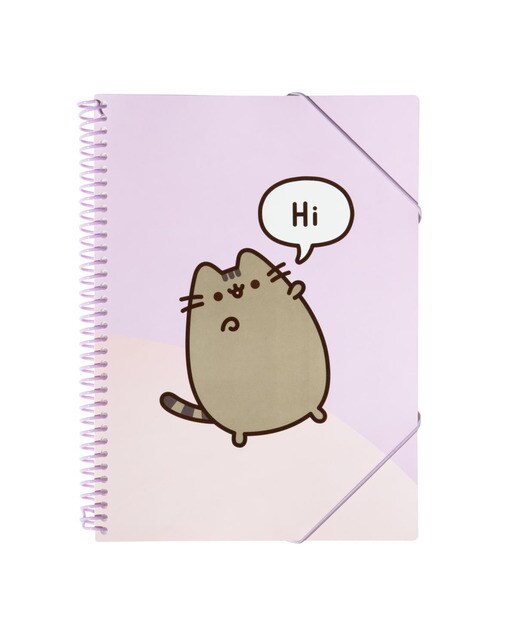 Pasta de micas A4 Pusheen Moments Erik lilás Lilás / Rosa-1