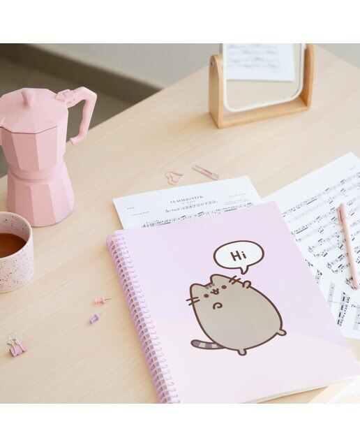Pasta de micas A4 Pusheen Moments Erik lilás Lilás / Rosa-4