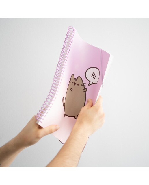 Pasta de micas A4 Pusheen Moments Erik lilás Lilás / Rosa-7