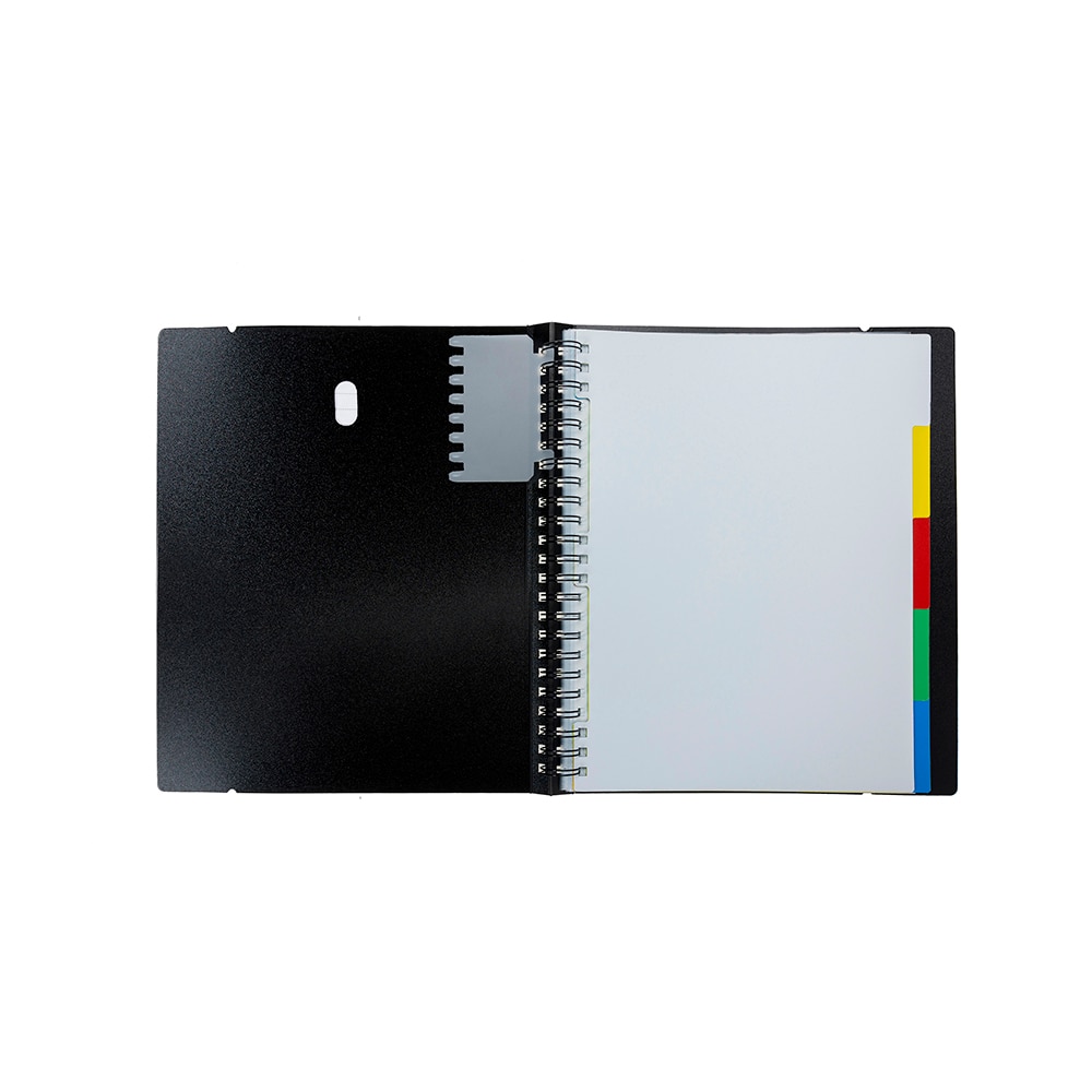 Carpeta 20 fundas extraibles In&Out A4. Grafoplás. Negro. 3
