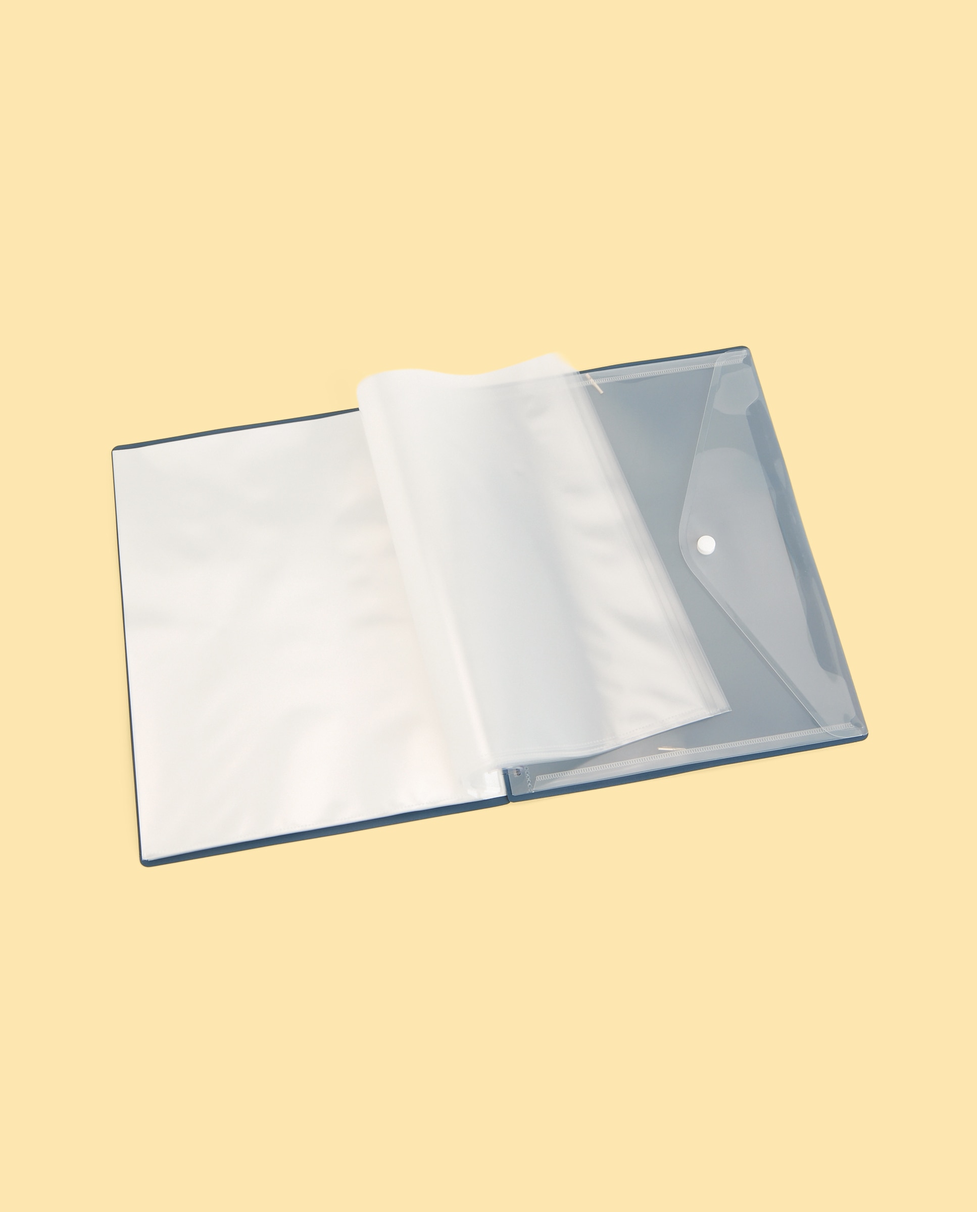 Carpeta 30 Micas Extraíveis Transparentes A4 Frost Azul-2