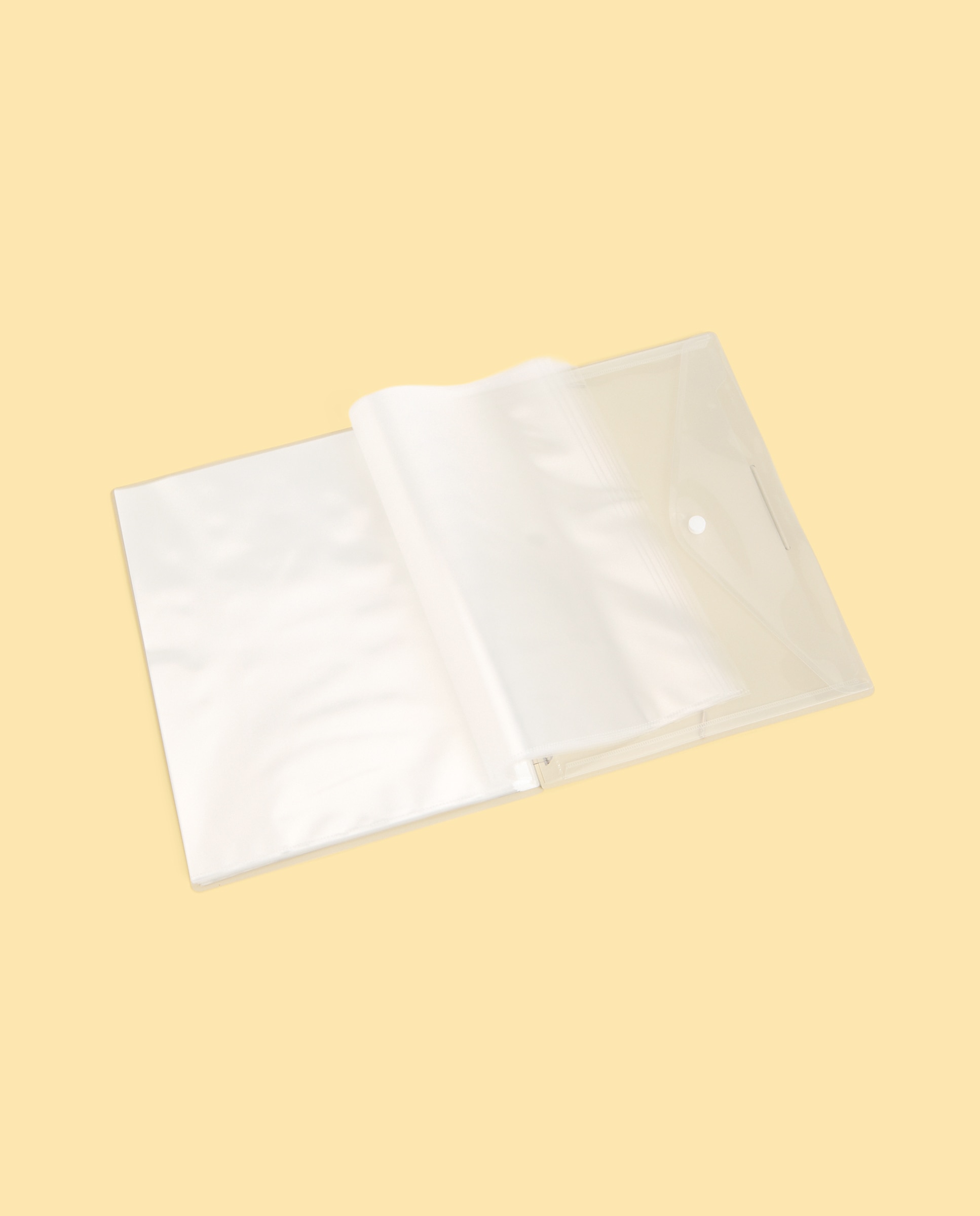 Carpeta 40 Micas Extraíveis Transparentes A4 Frost Branco-2
