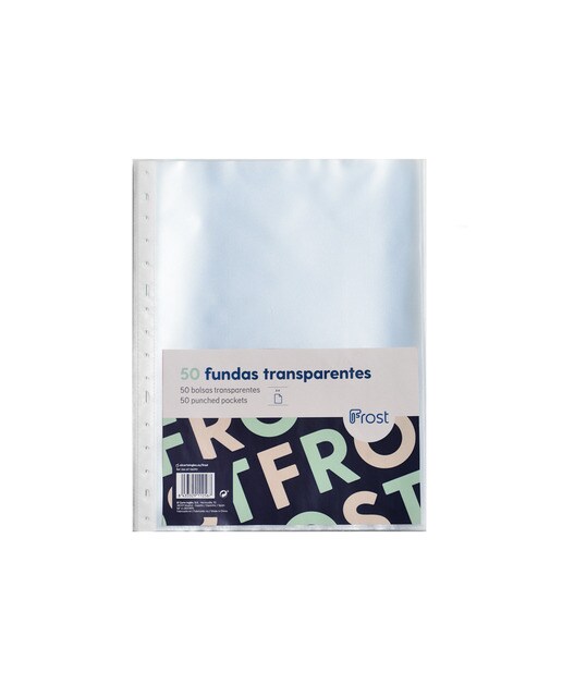 Pack de 50 Micas A4 Frost Transparentes Transparente-1