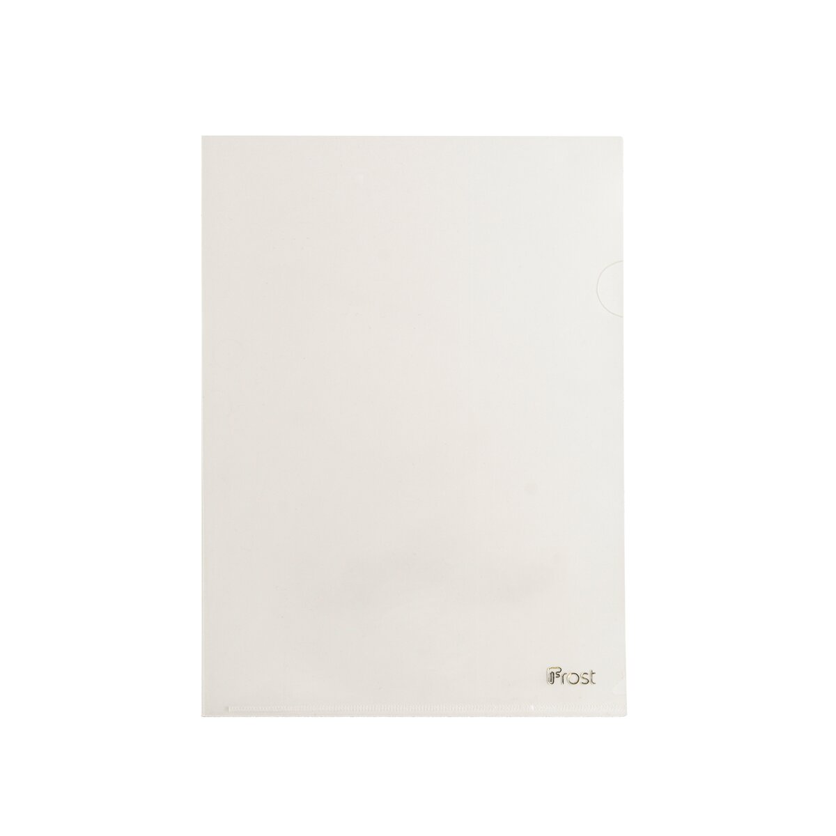 Pack 10 Dossiês Ranhura Frost A4 Transparentes Transparente-2