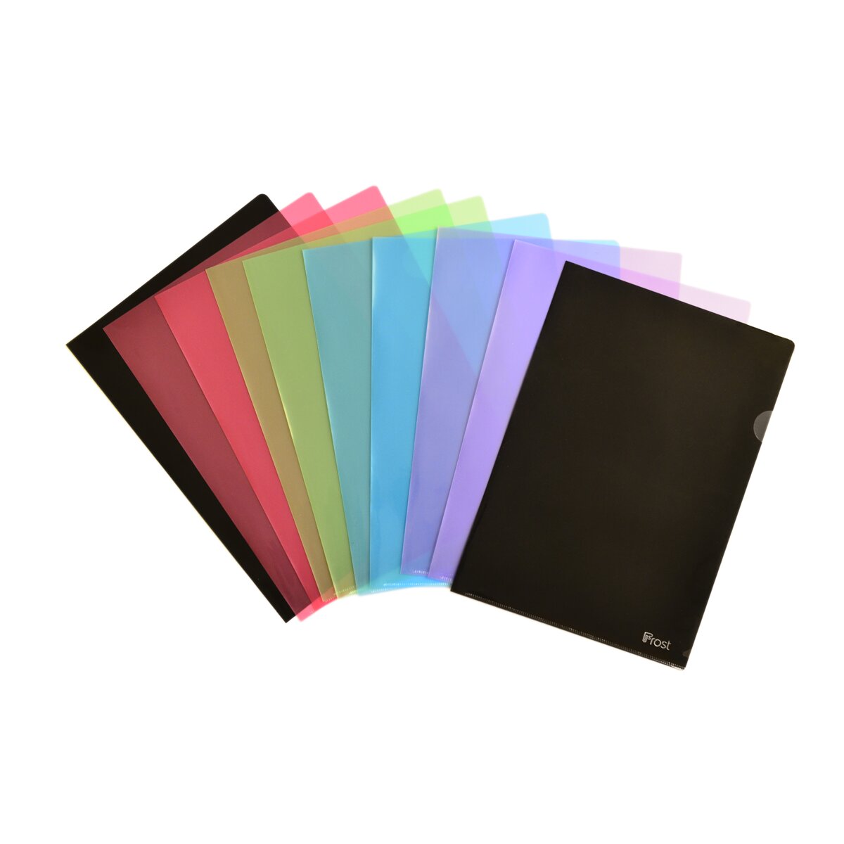 Pack 10 Dossiês Ranhura Frost A4 Cores Sortidas 2