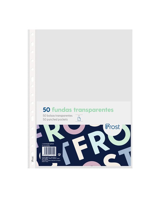 Imagem 0 de Pack de 50 Micas de Multifuros A4 Cristal Transparentes