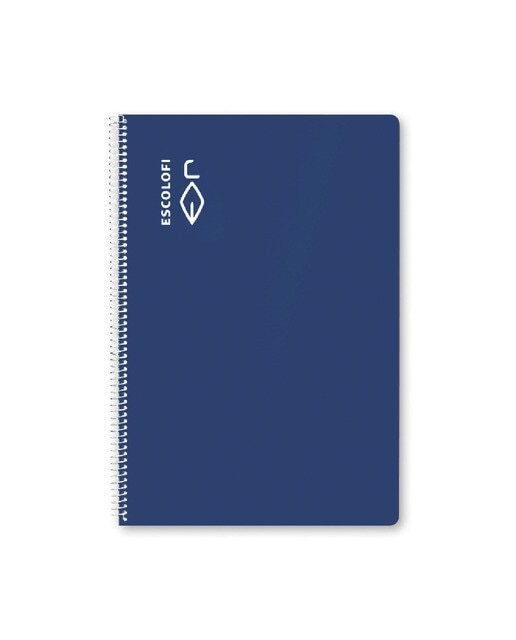 Imagem 0 de Caderno Espiral Fólio 50 folhas 70 gramas Quadriculadas e Pautadas 6 Capa Dura Escolofi