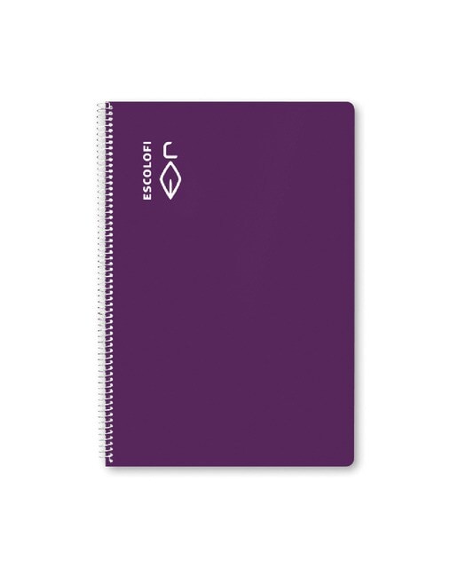 Imagem 0 de Caderno Espiral Fólio 50 folhas 70 gramas Pautadas 3 Capa Dura Escolofi