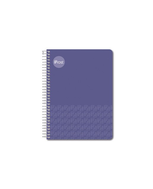 Caderno Espiral Tamanho um quarto Capa de plástico 80 F. roxo Roxo-1