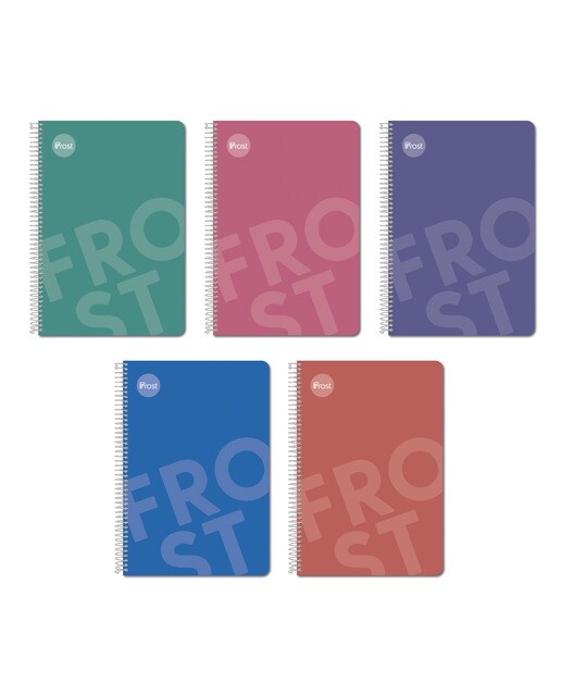 Caderno Quadriculado Espiral A4 - Cores sortidas Sortido-1
