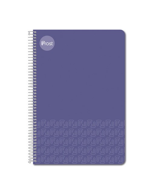 Caderno espiral Fólio Capa dura 80 F. roxo Roxo-1
