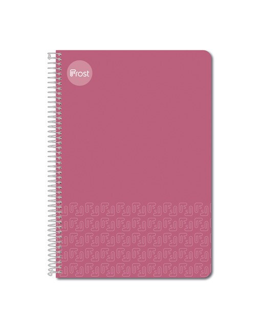 Imagem 0 de Caderno Espiral Fólio Capa dura 80 F. liso rosa