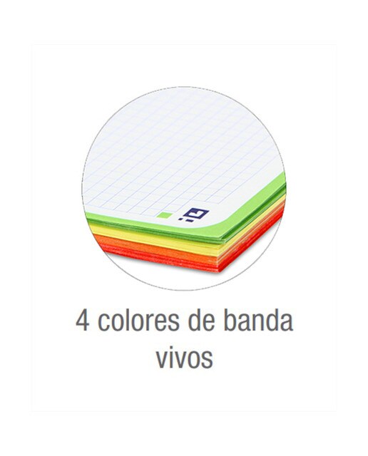 Caderno Microperfurado Europeanbook5 A5+ Live&Go Capa de Plástico 120 Folhas Quadriculadas - 5x5 - Cores Vivas Sortido-2